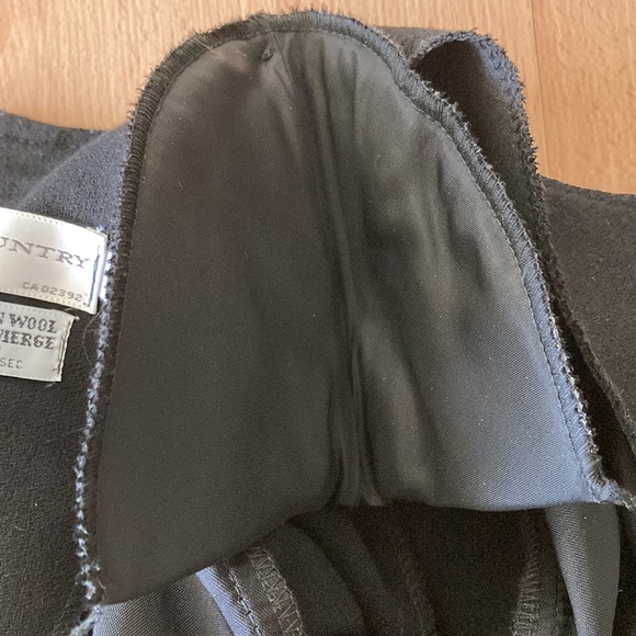 Vintage black wool Town & County - Picture 11 of 12